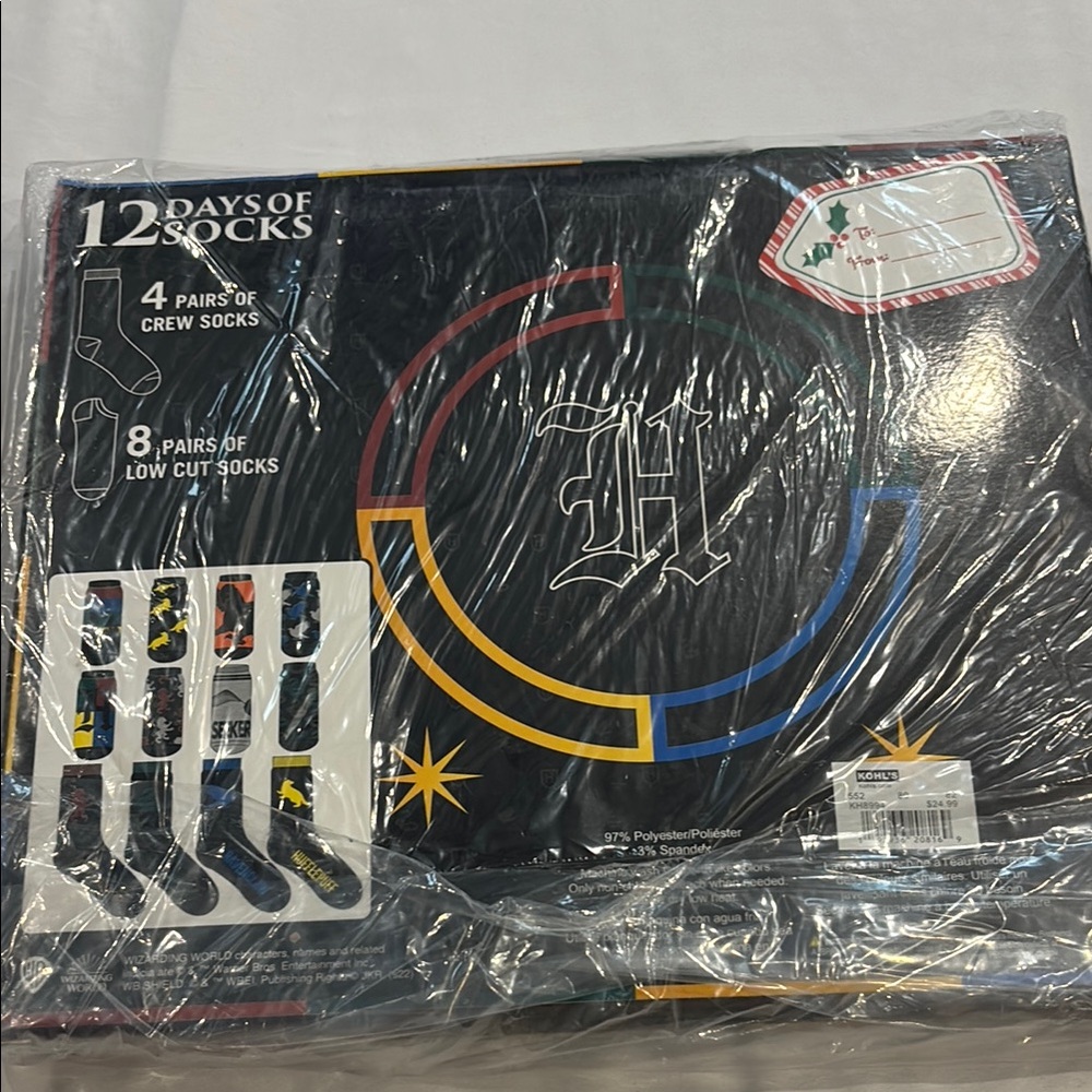 Harry Potter 12 Days of Socks Gift Set